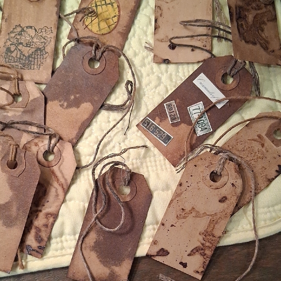 Rustic Brown Gift Tags Set - Picture 4 of 4